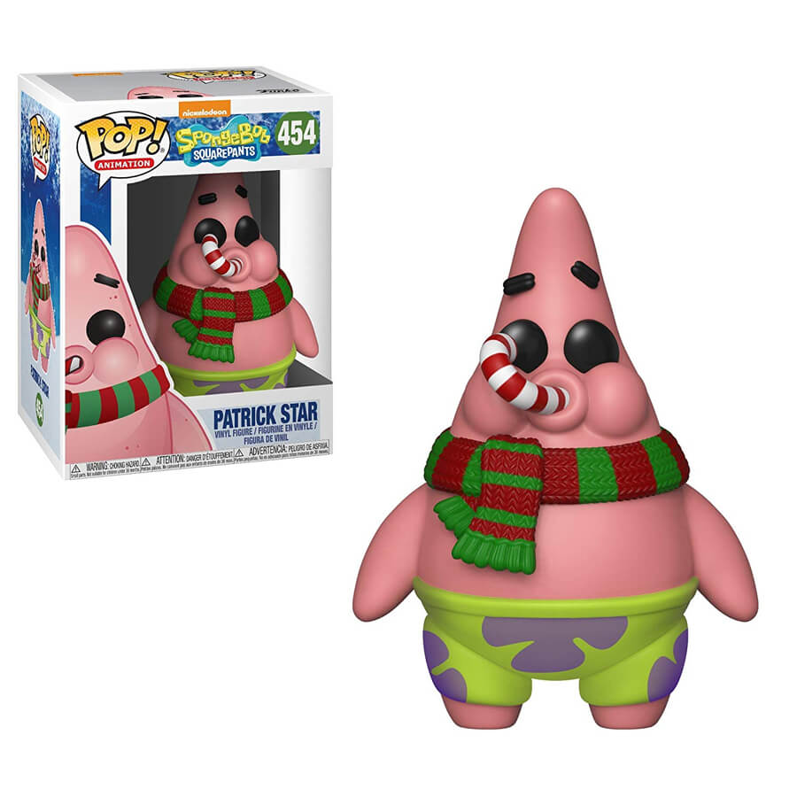 Figura Funko Pop! Bob Esponja: Patricio Estrella navideño