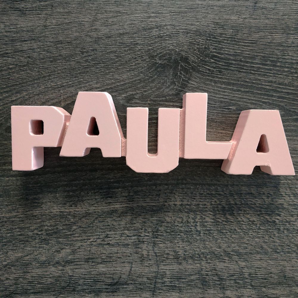 Nombres de chica para decorar de madera MDF
