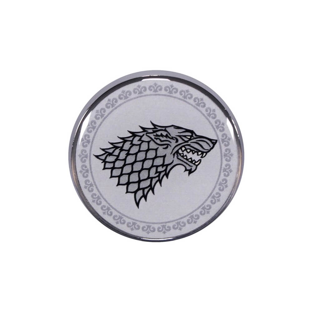 Pin emblema Huargo Stark