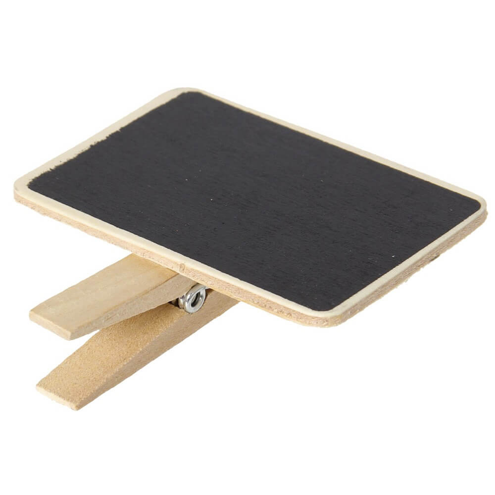 Mini pizarra con pinza para colgar y dejar mensajes