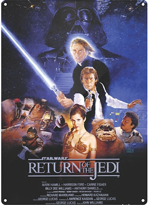 Placa metal "Return of the Jedi"