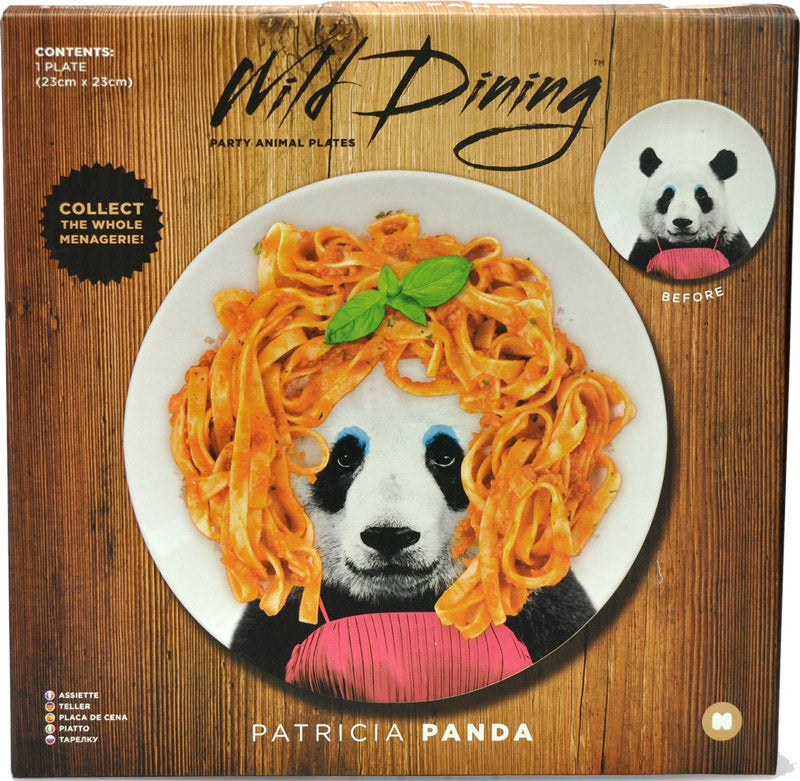 Plato Cerámica Panda