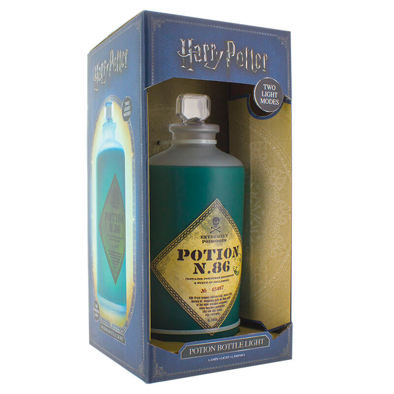 Lámpara botella con poción mágica de Harry Potter