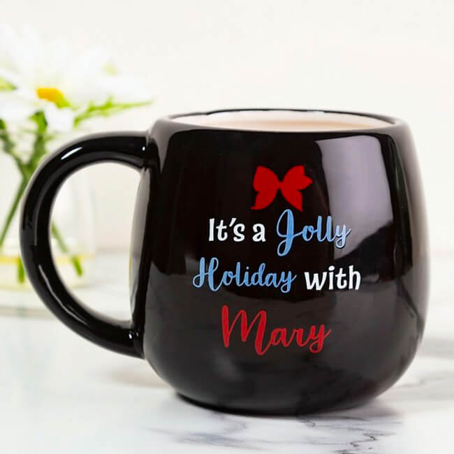Taza con relieve pingüino de Mary Poppins