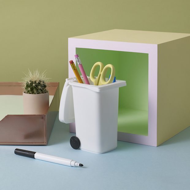 Portalápices Contenedor de Basura