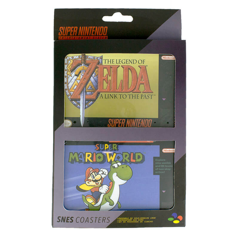 Set 4 Posavasos Nintendo SNES
