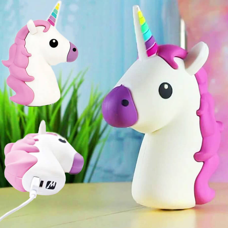 Powerbank cargador unicornio