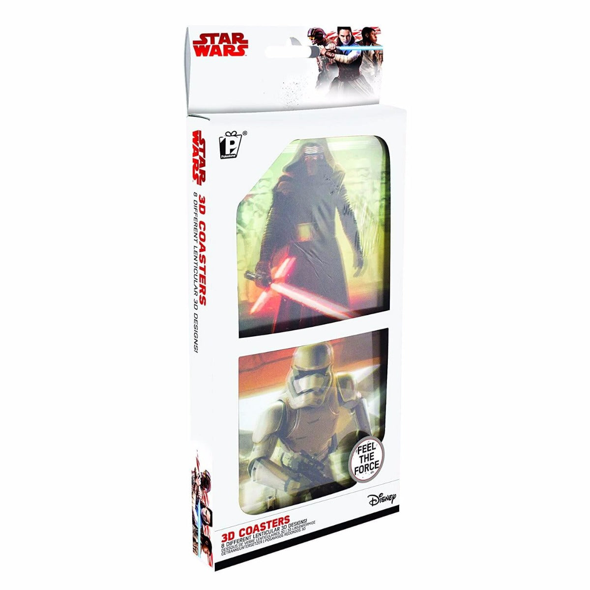 Set 8 posavasos Star Wars 3D