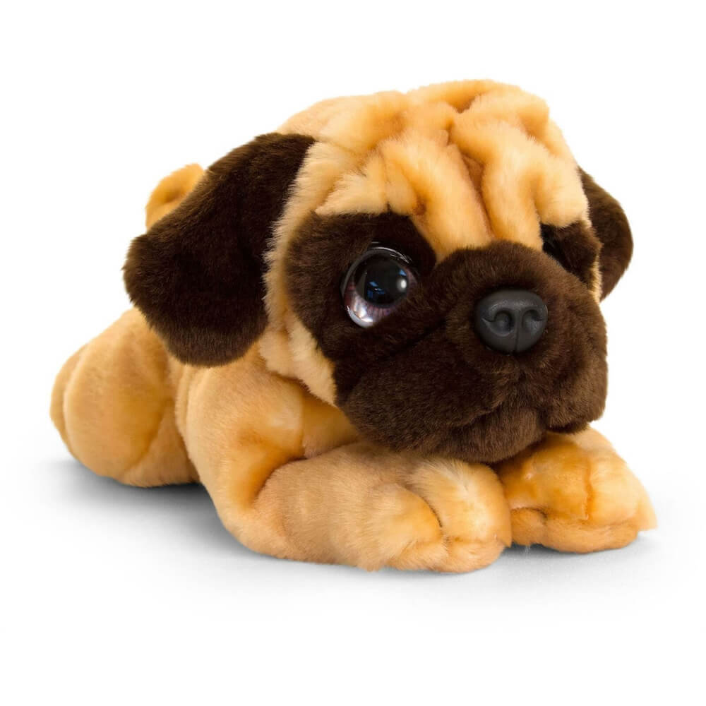 Cachorro Pug, Carlino de peluche 32cm