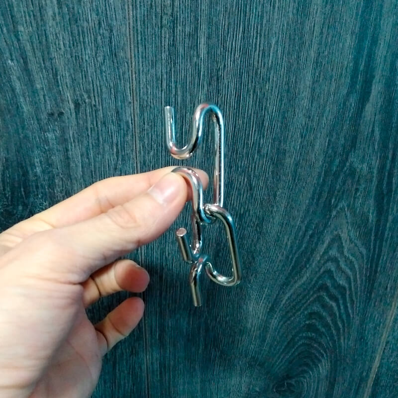 Puzzle de nudos de metal