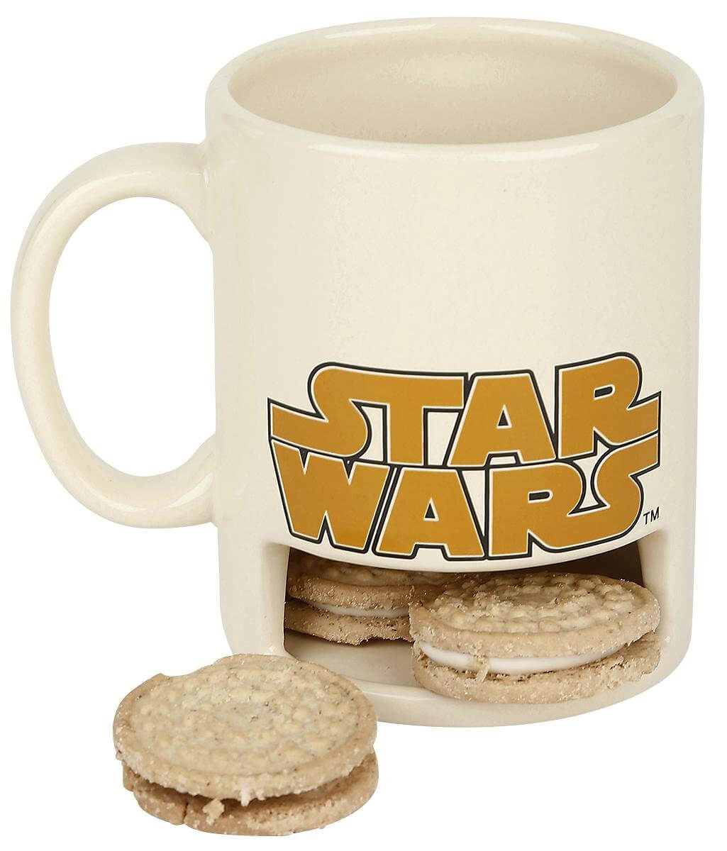Taza Chewaka con soporte para galletas: Star Wars