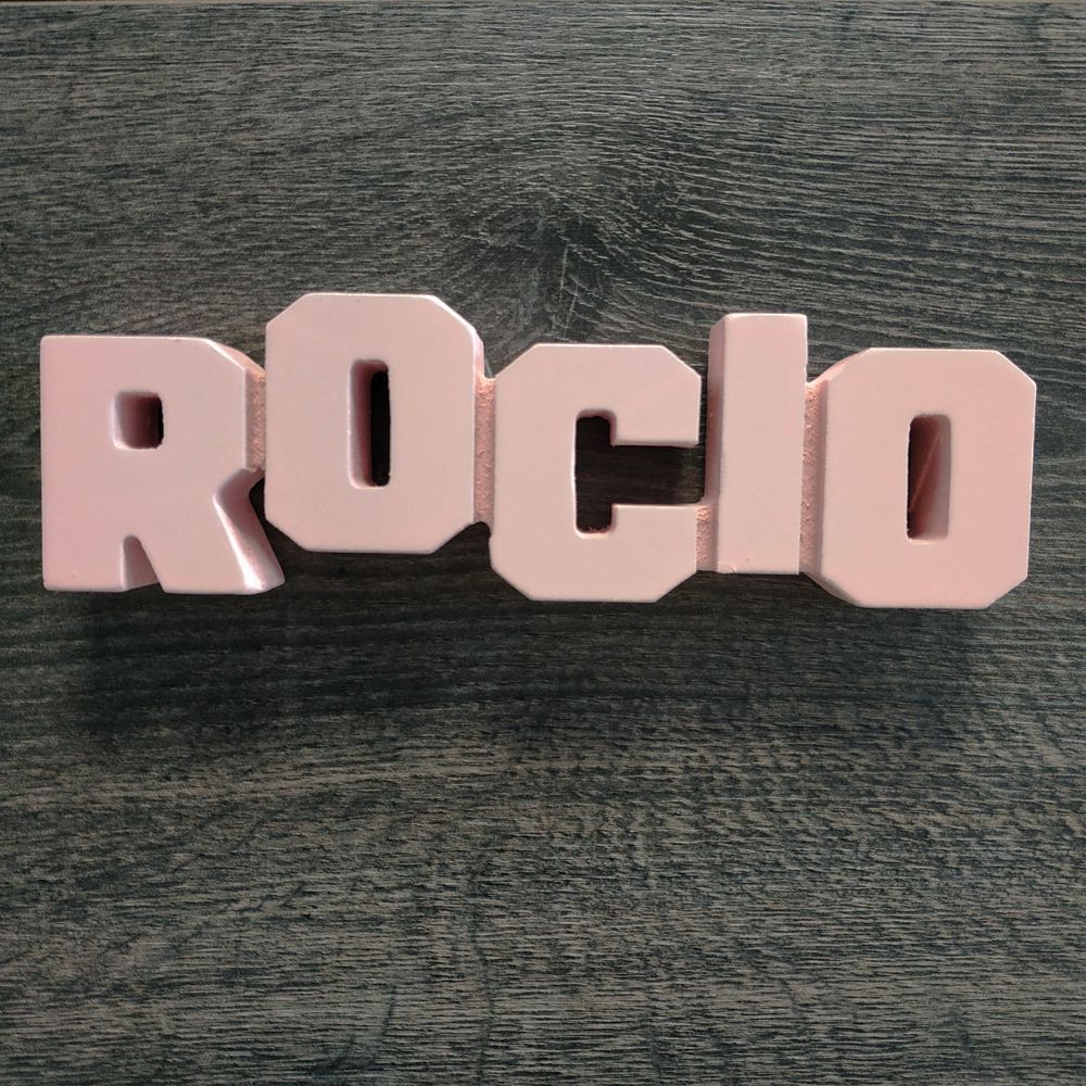 Nombres de chica para decorar de madera MDF