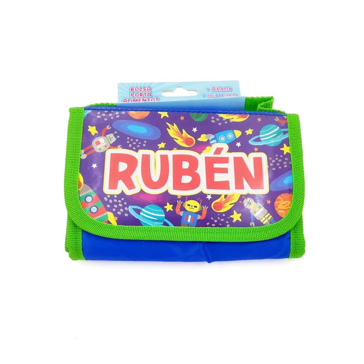 Bolsa térmica infantil porta alimentos con nombres de Niño