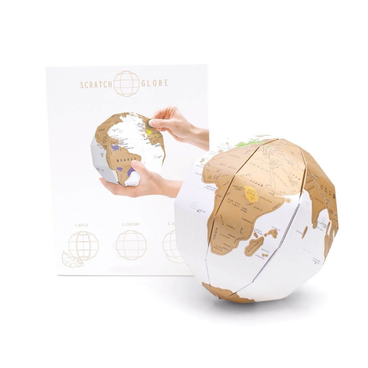 Globo Terráqueo para rascar