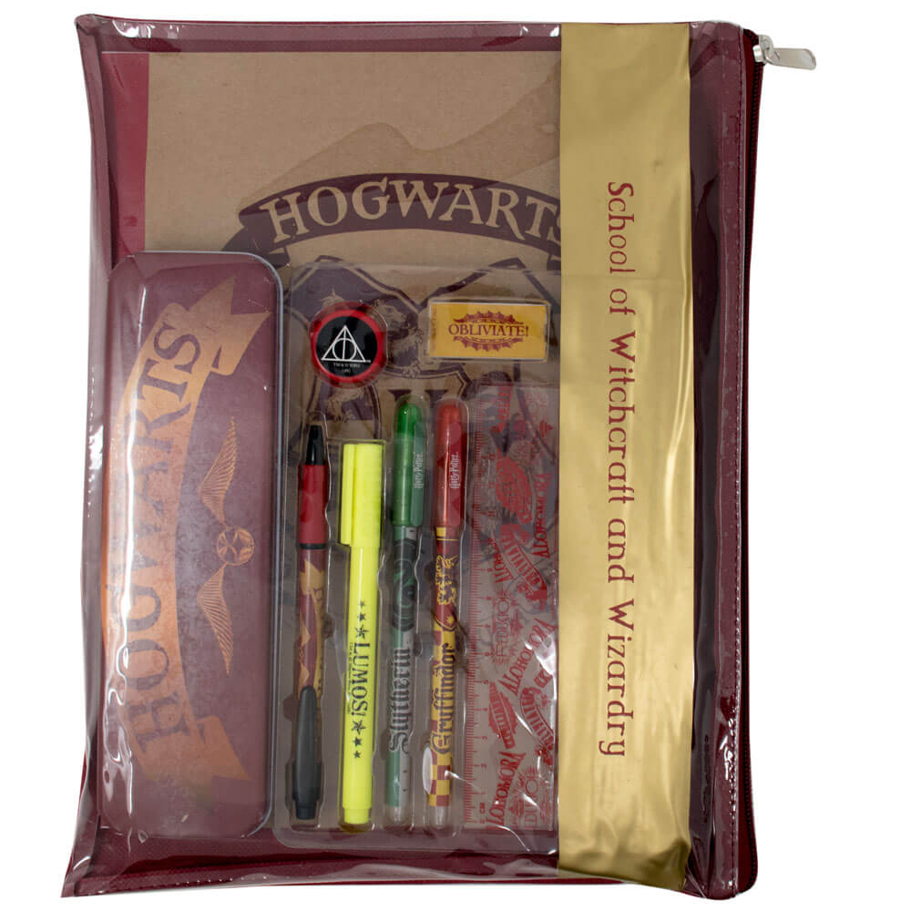 Set de escritura colegio Hogwarts de Harry Potter