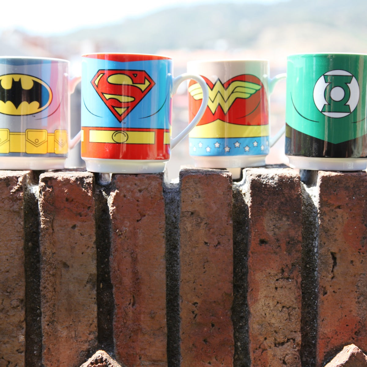 Set 4 tazas Liga de la Justicia