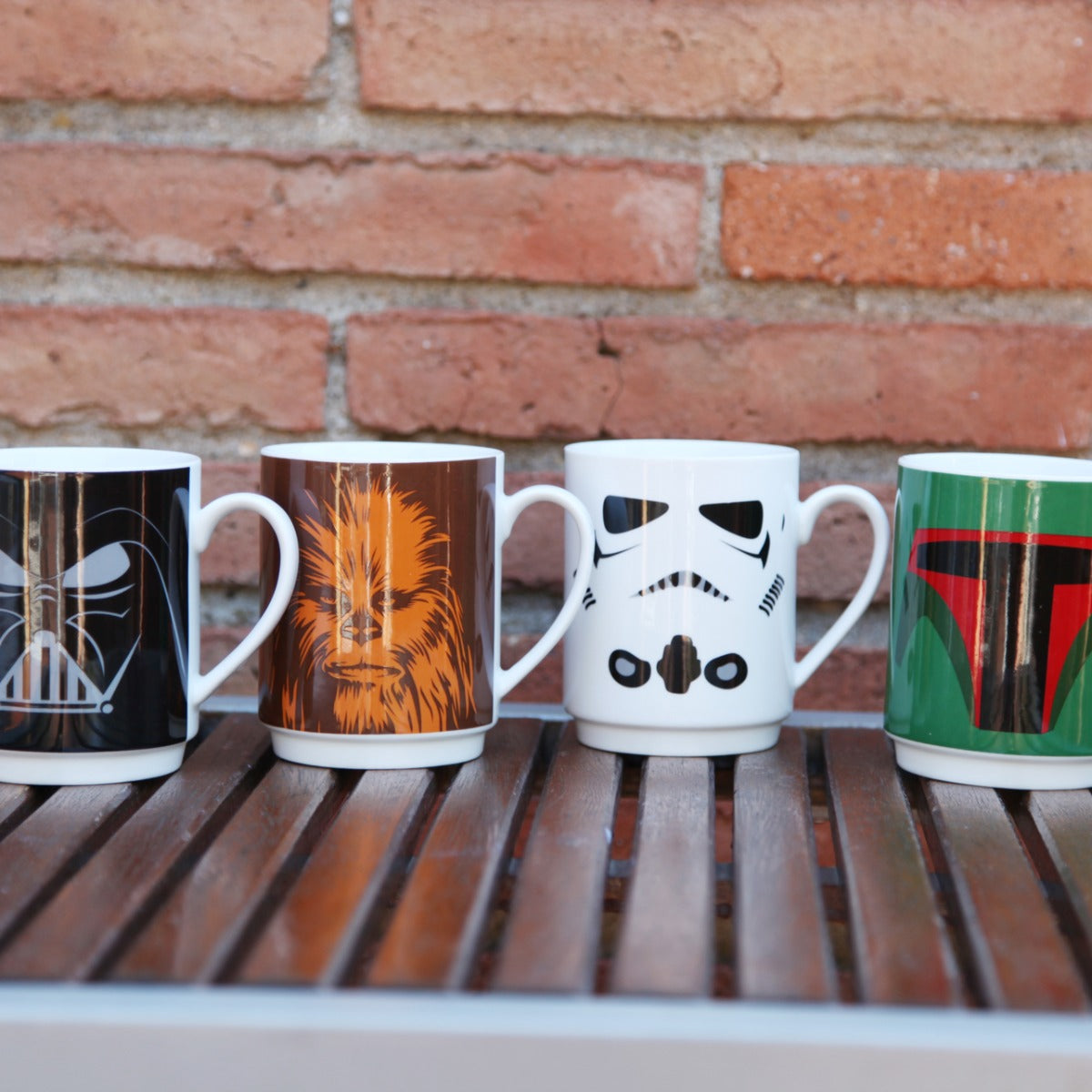 Set 4 tazas Star Wars