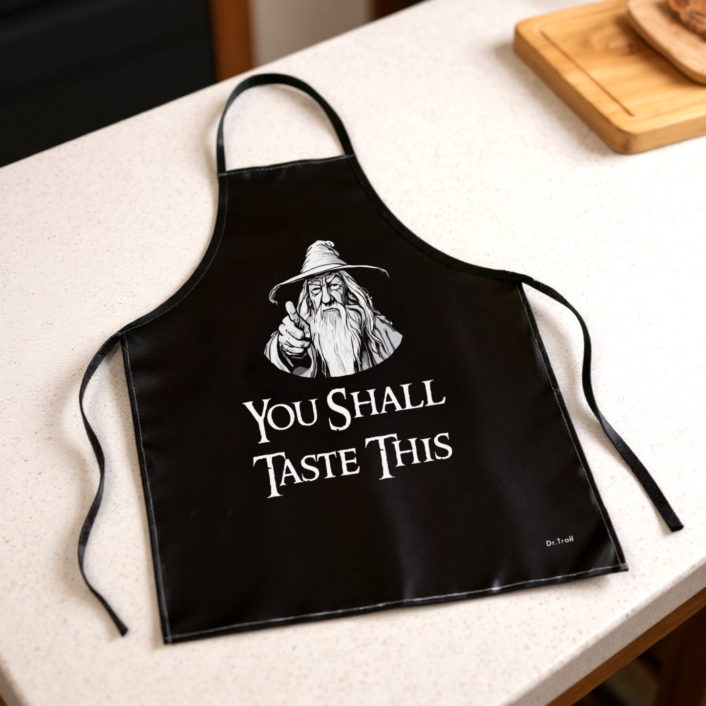 Delantal fan Art You Shall Taste This, para fans de El Señor de los Anillos