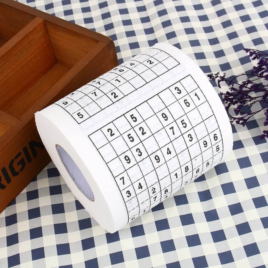 Papel higiénico WC Sudoku