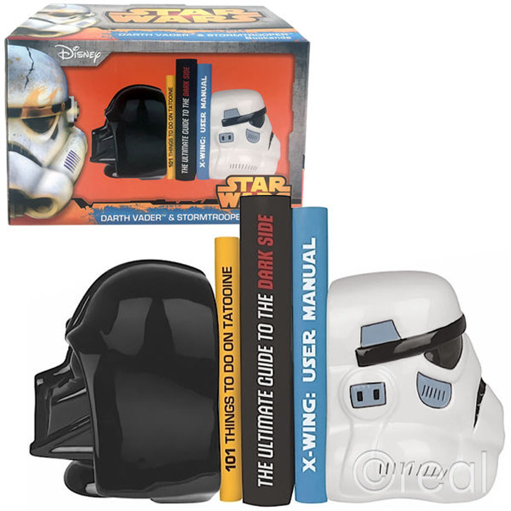 Sujetalibros Darth Vader y Stormtrooper