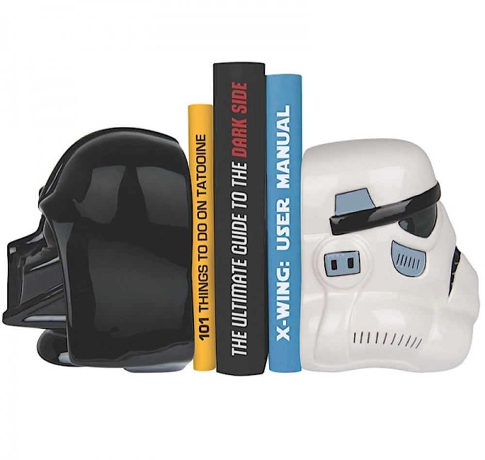 Sujetalibros Darth Vader y Stormtrooper