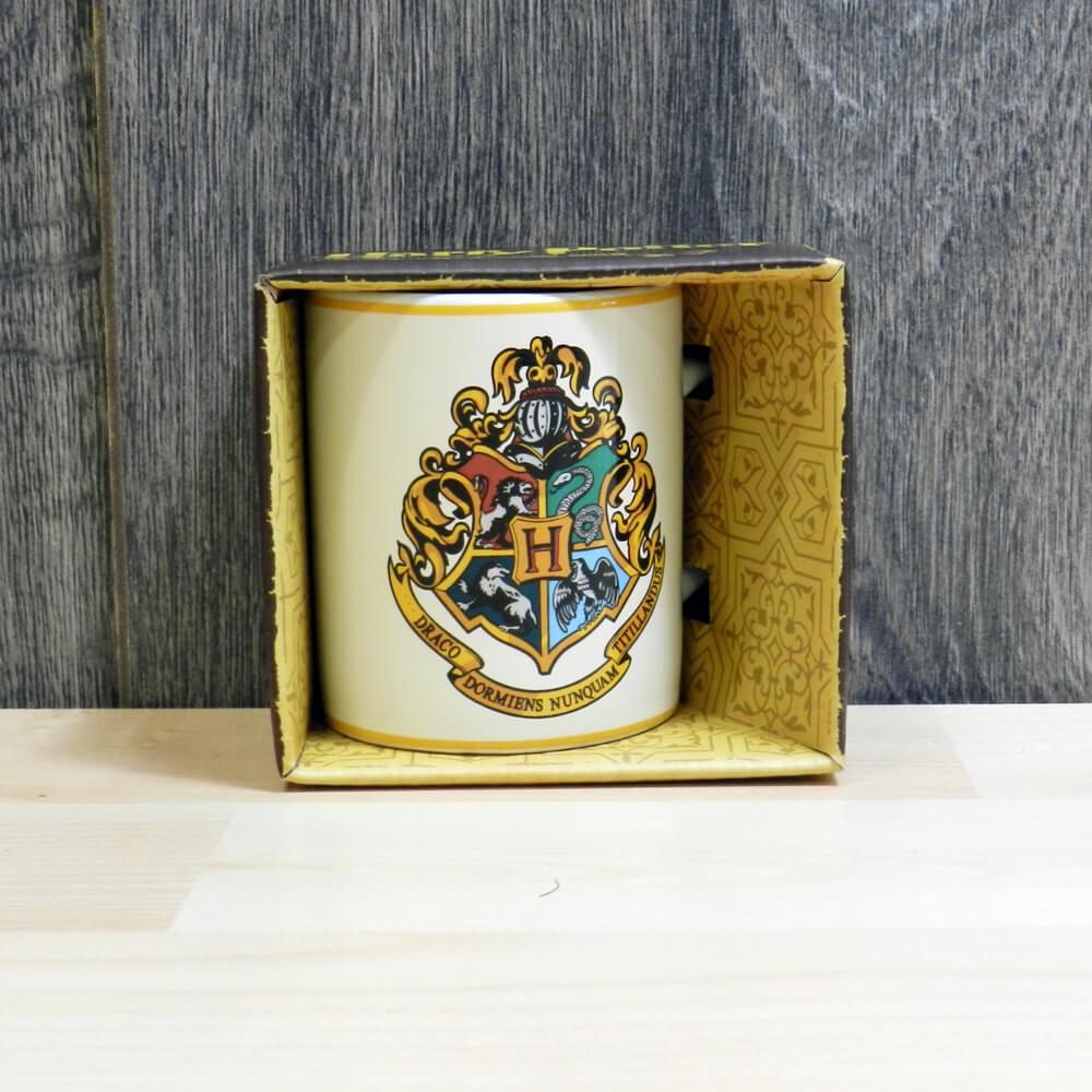 Mini Taza Harry Potter Hogwarts escudo