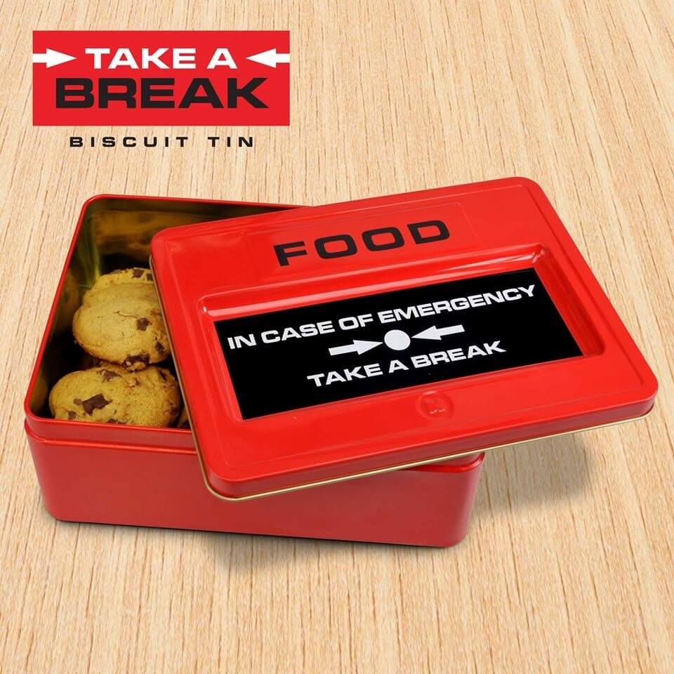 Caja metal para emergencias "Take a Break"