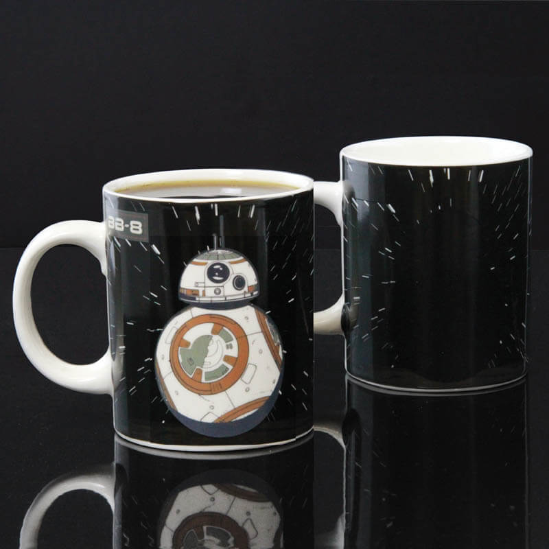 Taza droide BB-8 Star Wars que cambia de color