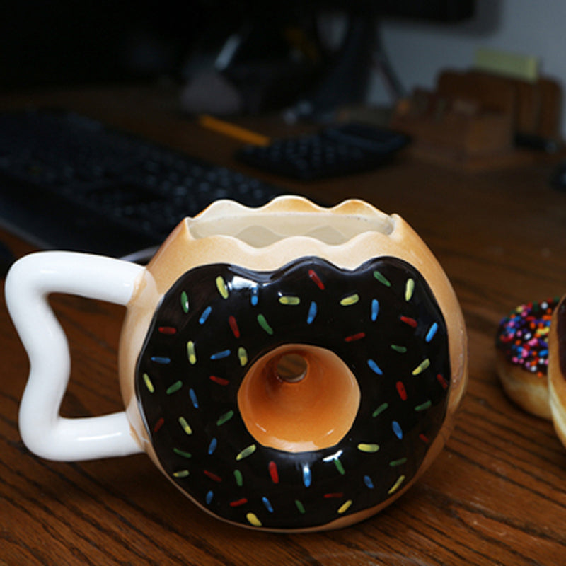 Taza cerámica Rosquilla Chocolate