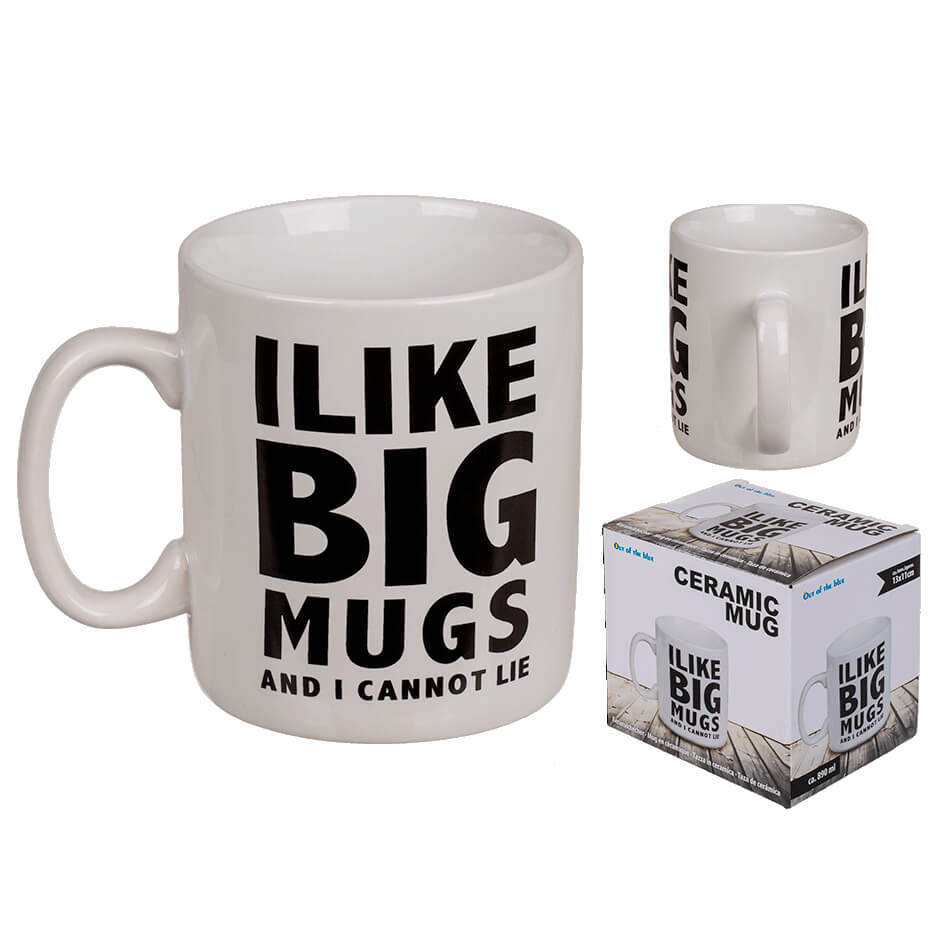 Taza gigante "I like Big Mugs"