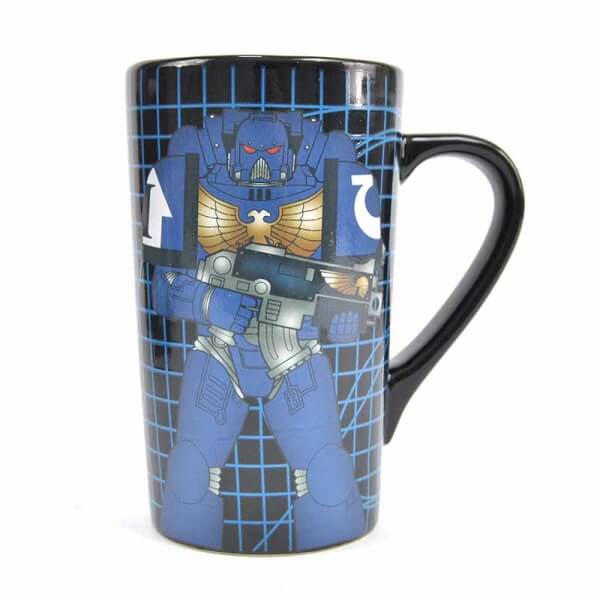 Taza latte Warhammer Space Marine termosensible