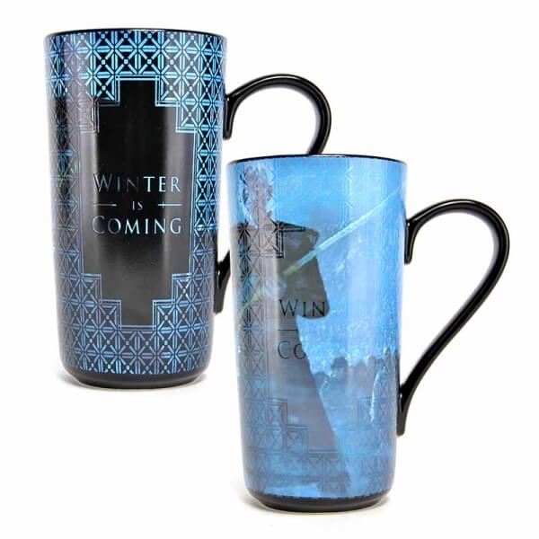 Taza latte Juego de Tronos Winter termosensible