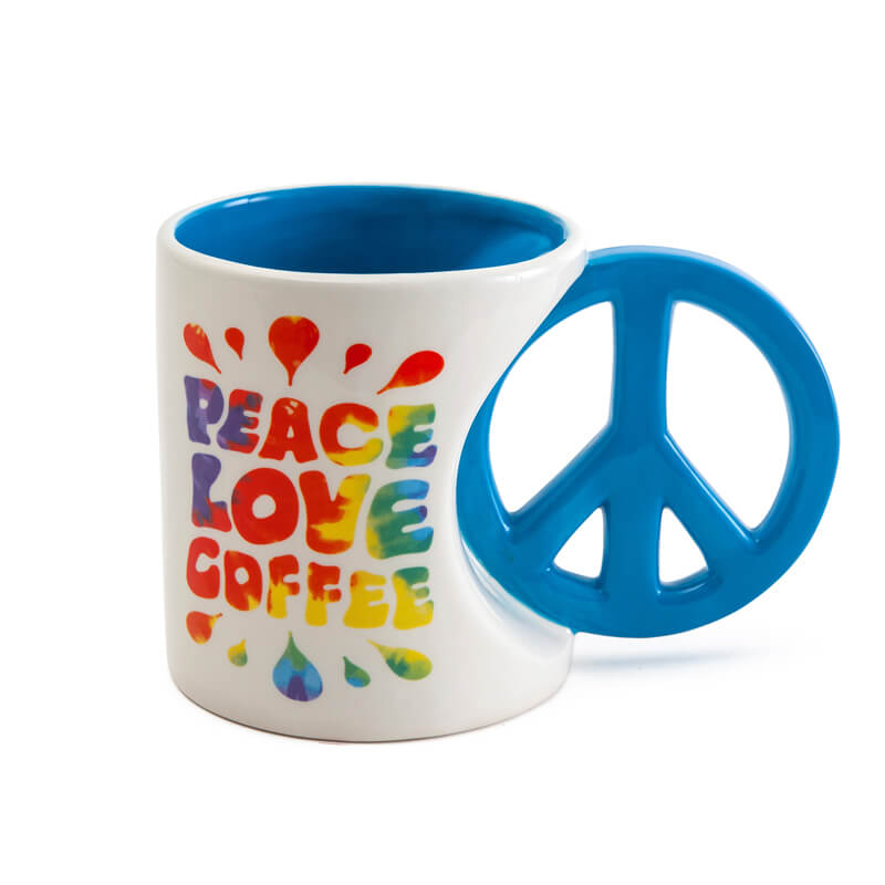 Taza Peace Love Coffee