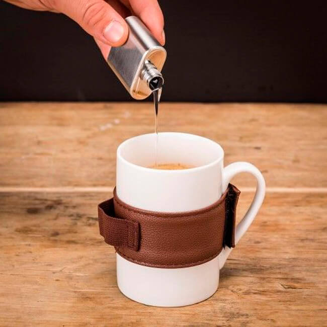 Taza cerámica con petaca mini