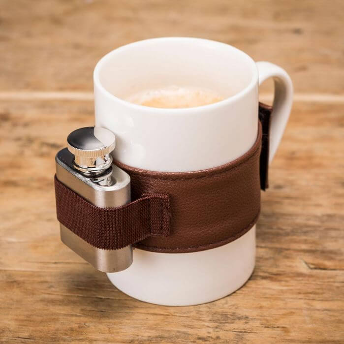 Taza cerámica con petaca mini