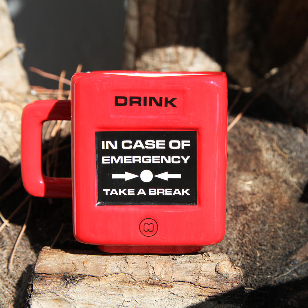 Taza para emergencias "Take a Break"