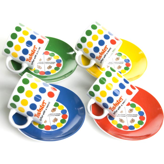 Tazas de café, Twister (Pack 4)