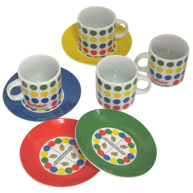 Tazas de café, Twister (Pack 4)