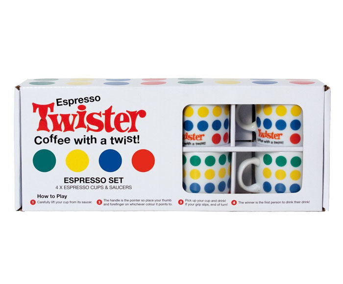 Tazas de café, Twister (Pack 4)