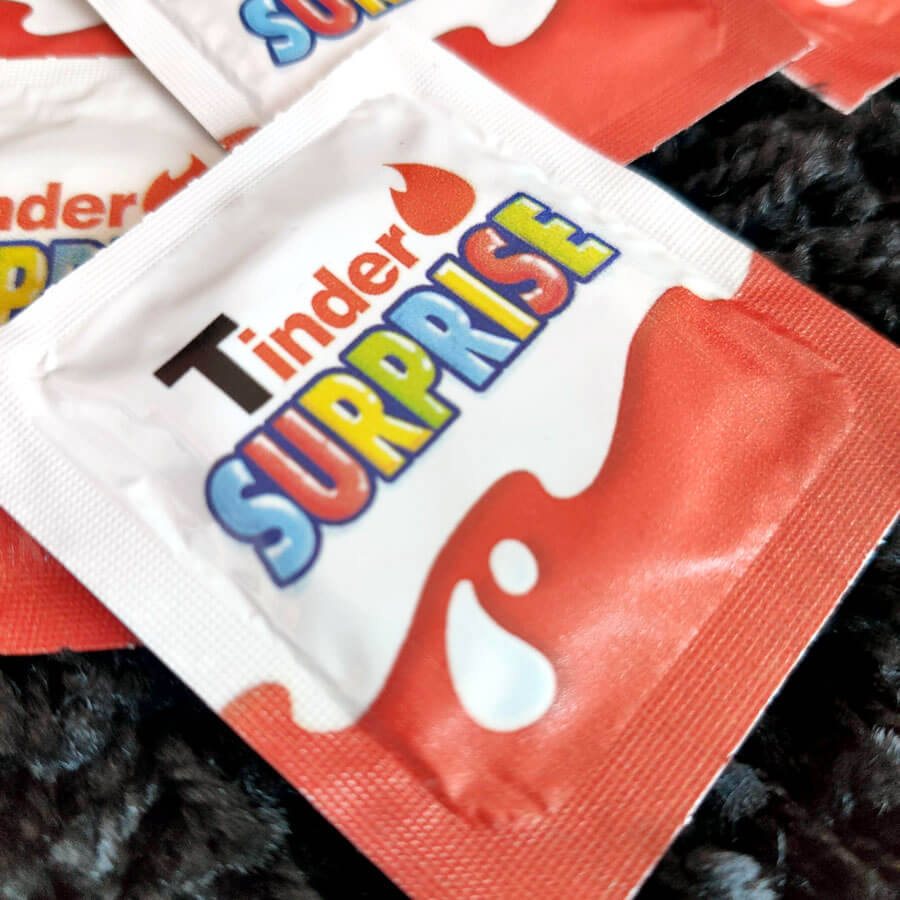 Condón, preservativo Tinder SURPRISE