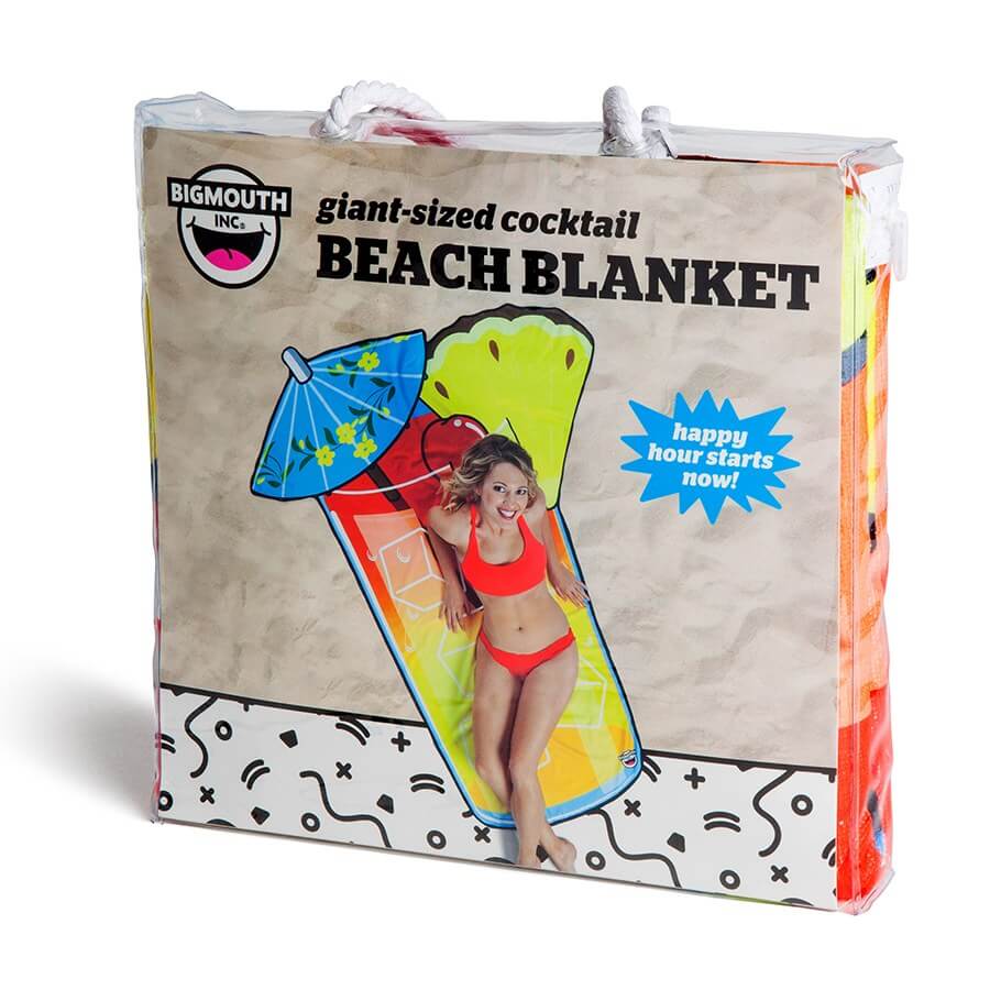 Toalla cocktail tropical gigante