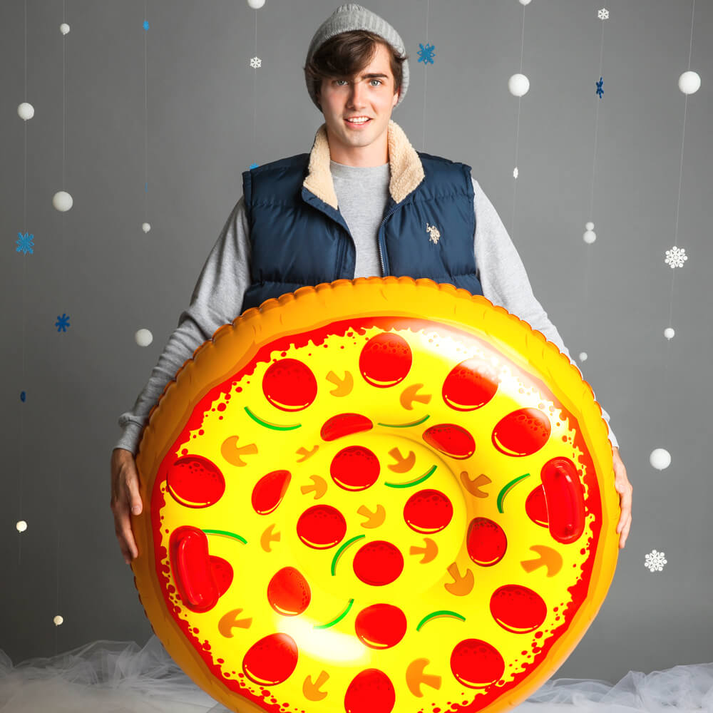Trineo colchoneta Hinchable Pizza