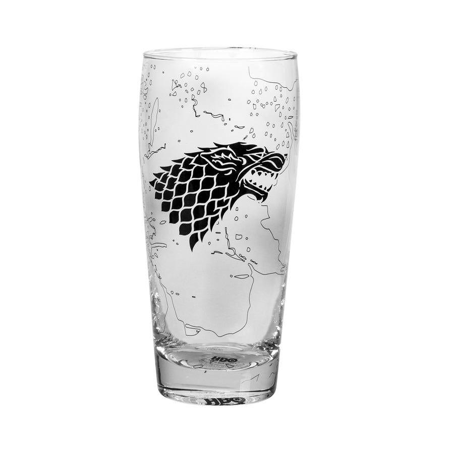Vaso alto casa Stark, King in the North 550ml