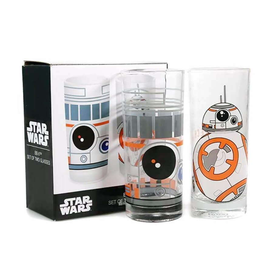 Set de dos vasos Droide BB-8 de Star Wars