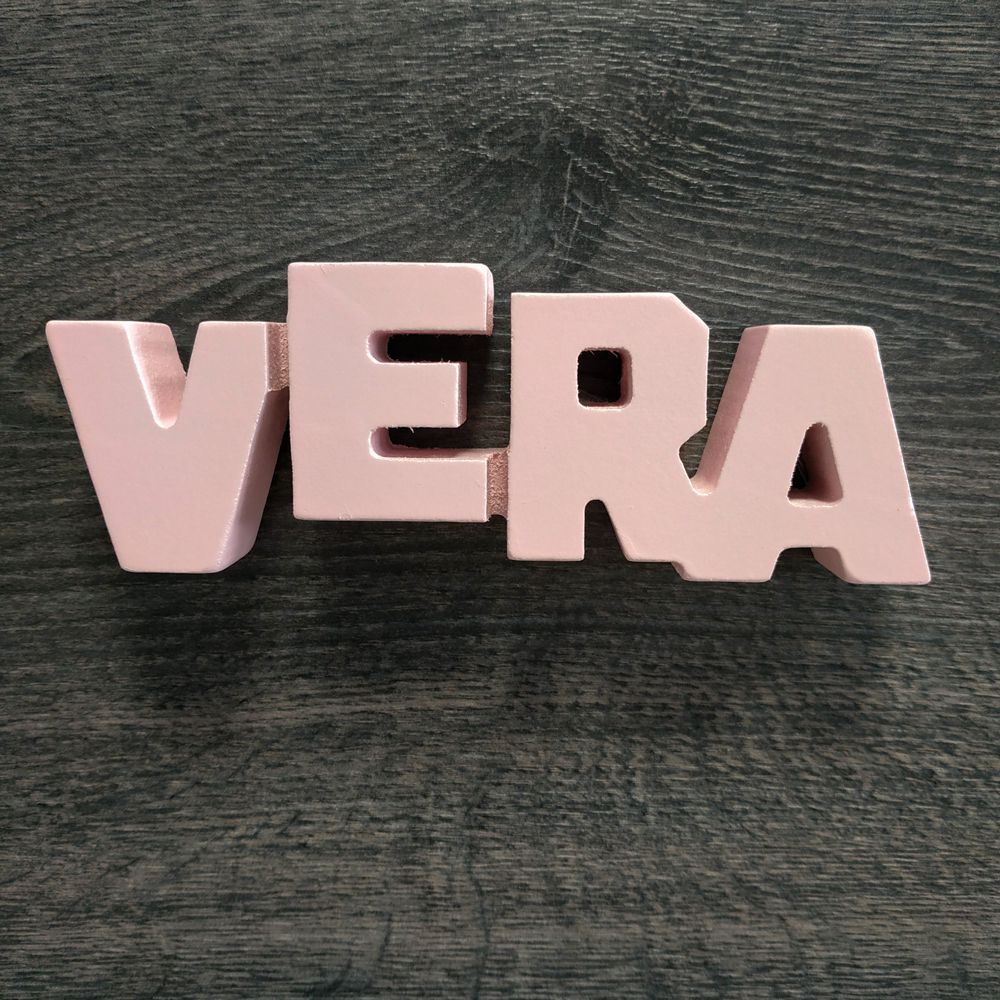 Nombres de chica para decorar de madera MDF
