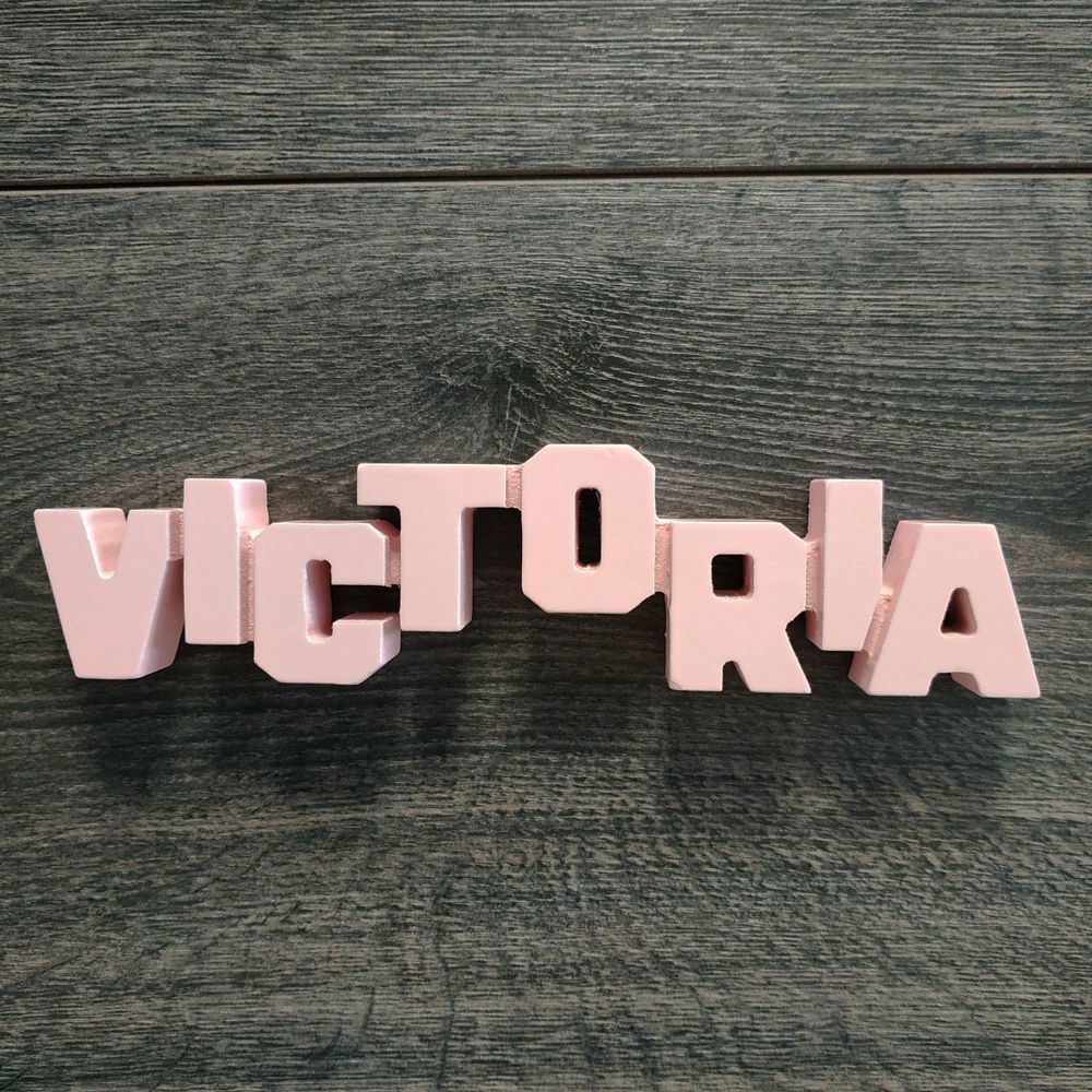 Nombres de chica para decorar de madera MDF
