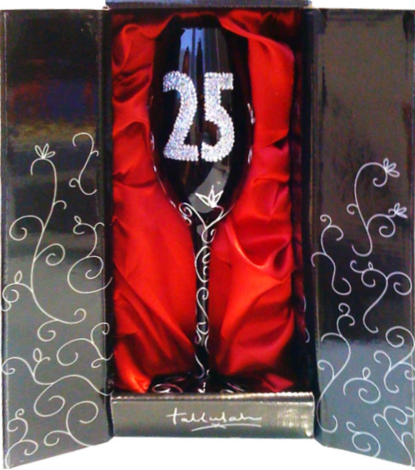 Copa de Champagne negra 25