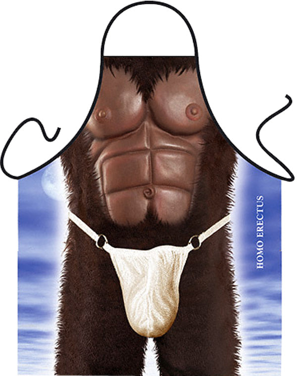 DELANTAL SEXY HOMO ERECTUS