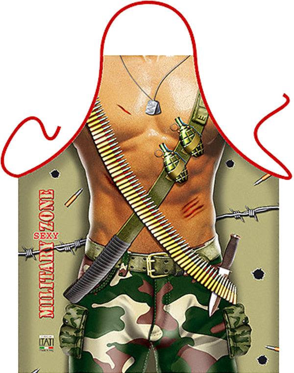 Delantal Sexy hombre militar