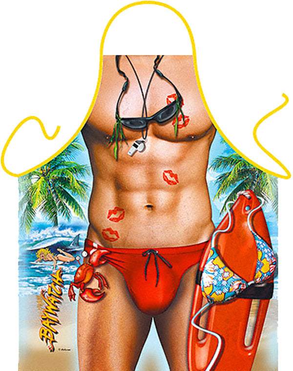 Delantal sexy vigilante de la playa